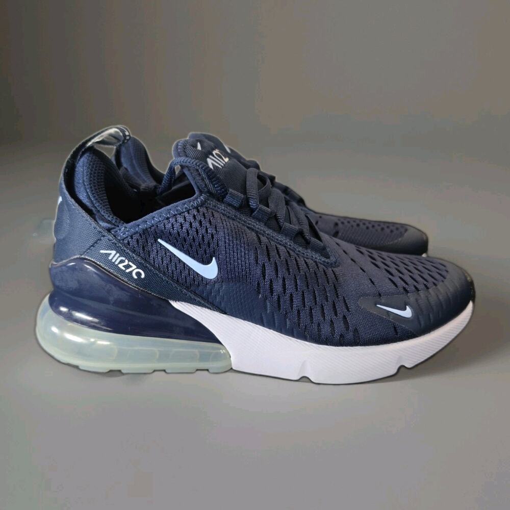 Size 4.5Y Nike Air Max 270 Youth Kids Navy Blue 943345-407
